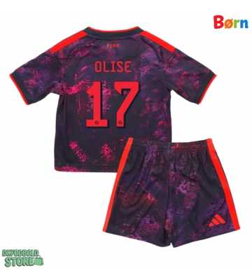Bayern Munich Michael Olise #17 Replika Babytøj Tredje sæt Børn 2026-27 Kortærmet (+ Korte bukser)